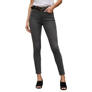 NWT L'Agence Margot High Rise Waisted Skinny Jeans Nickle Gray Size 26 Denim